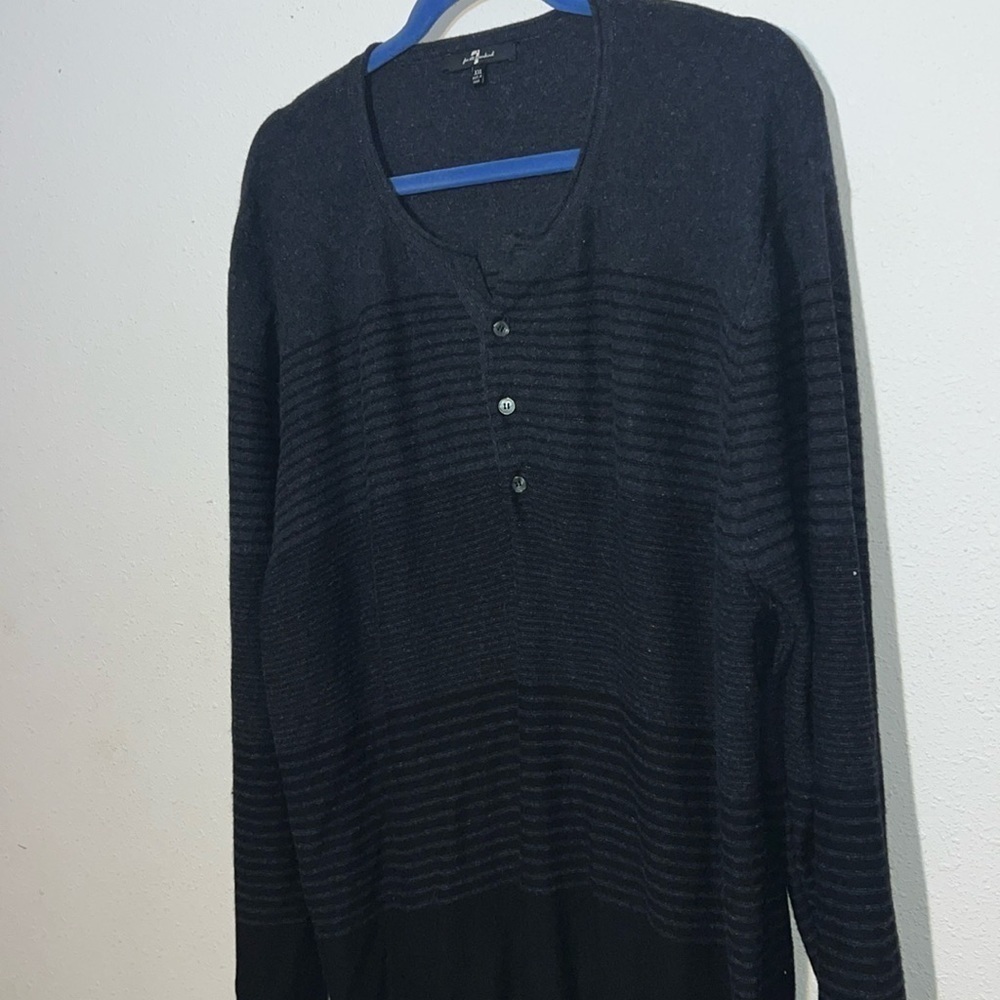 7 For All Mankind Mens Wool Blend Sweater Size XXL